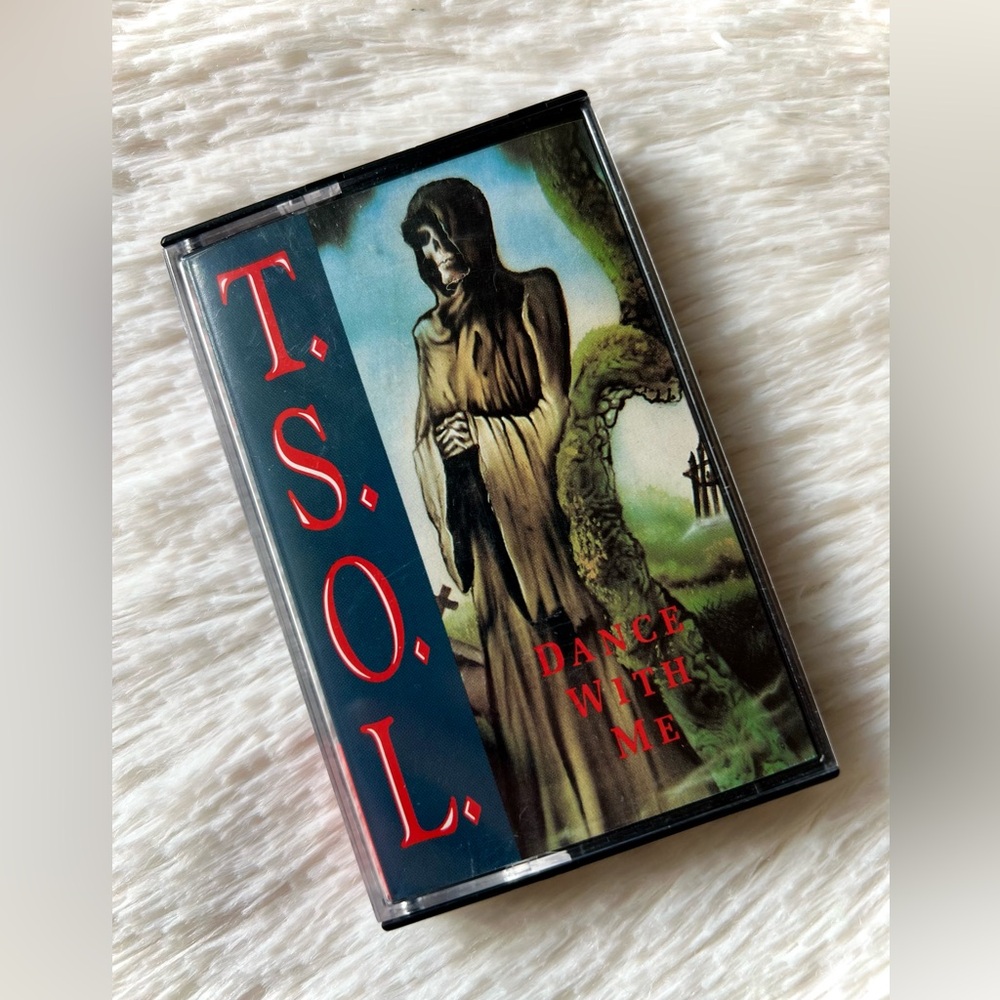 T.S.O.L Dance With Me Cassette Tape 1989 Punk Classic